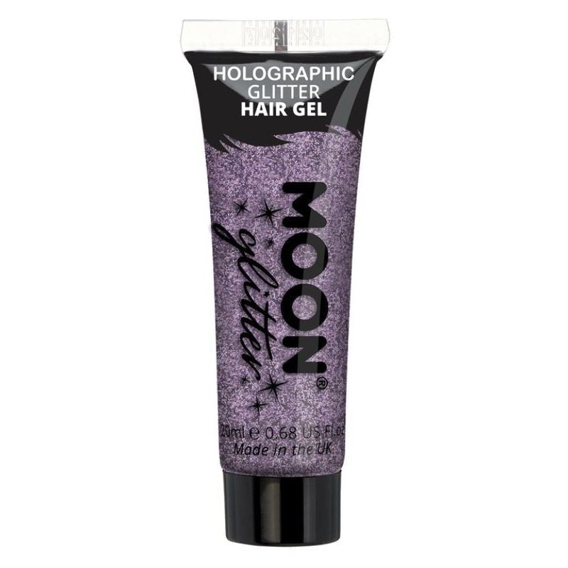 Moon Glitter Holographic Hair Gel Single, 20ml Costume Make Up_6