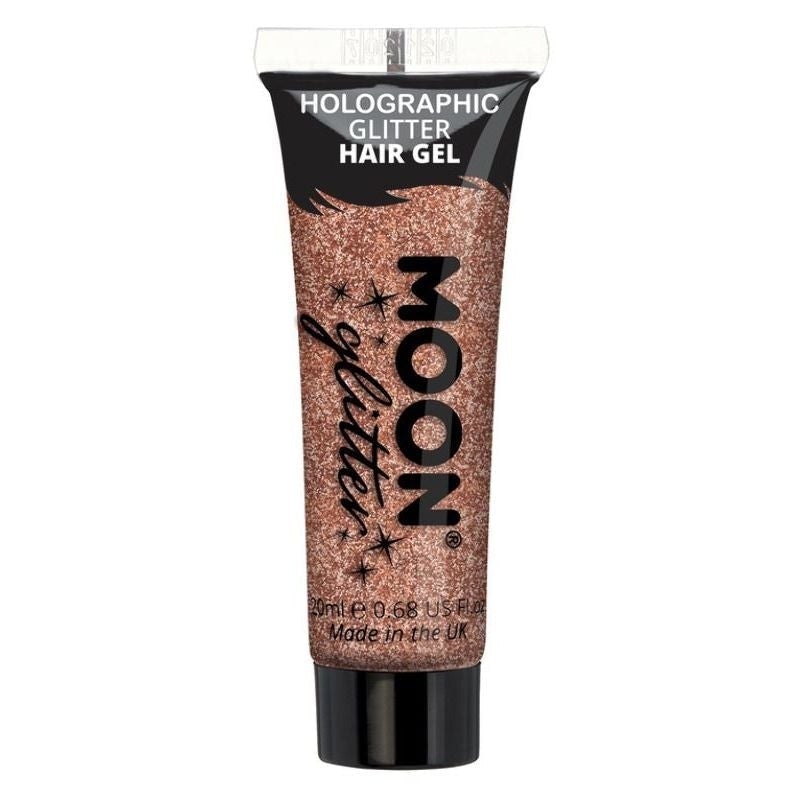 Moon Glitter Holographic Hair Gel Single, 20ml Costume Make Up_7