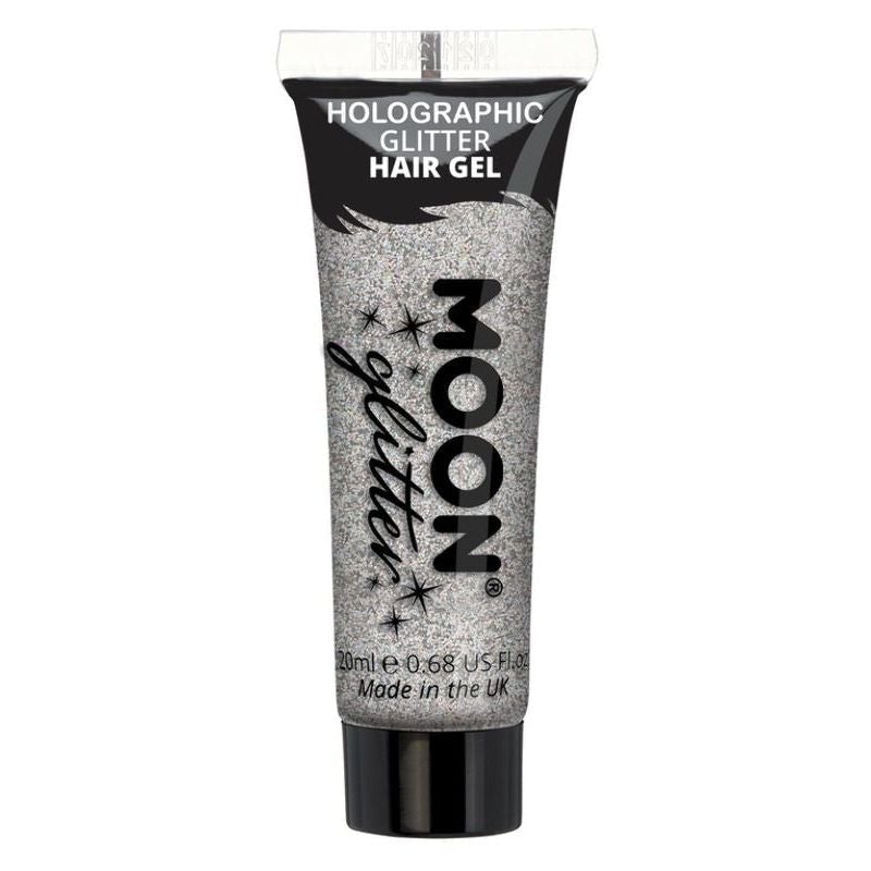 Size Chart Moon Glitter Holographic Hair Gel Single, 20ml Costume Make Up