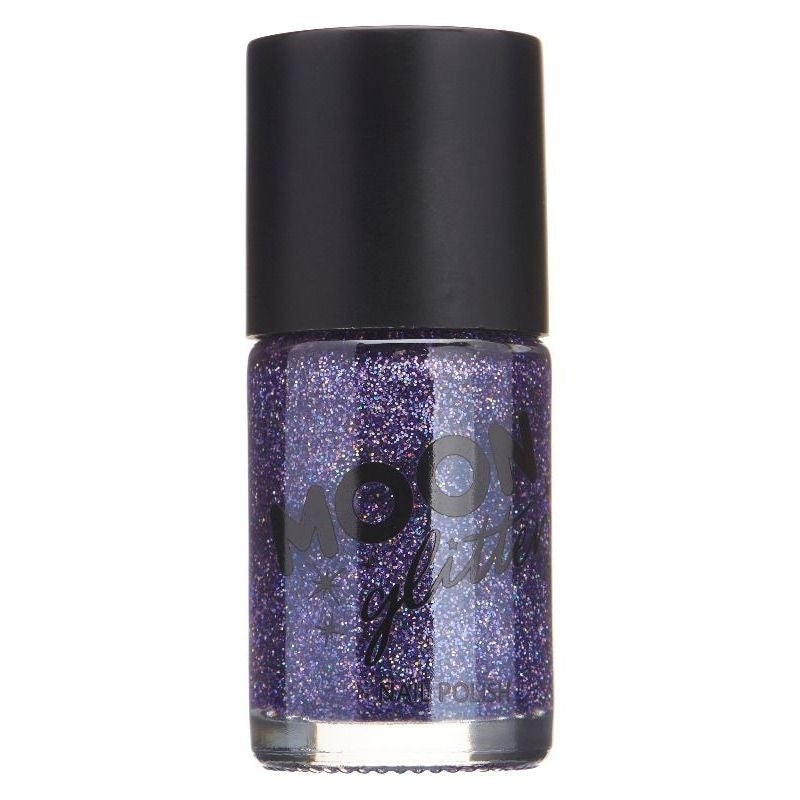 Moon Glitter Holographic Nail Polish Single, 14ml Costume Make Up_6