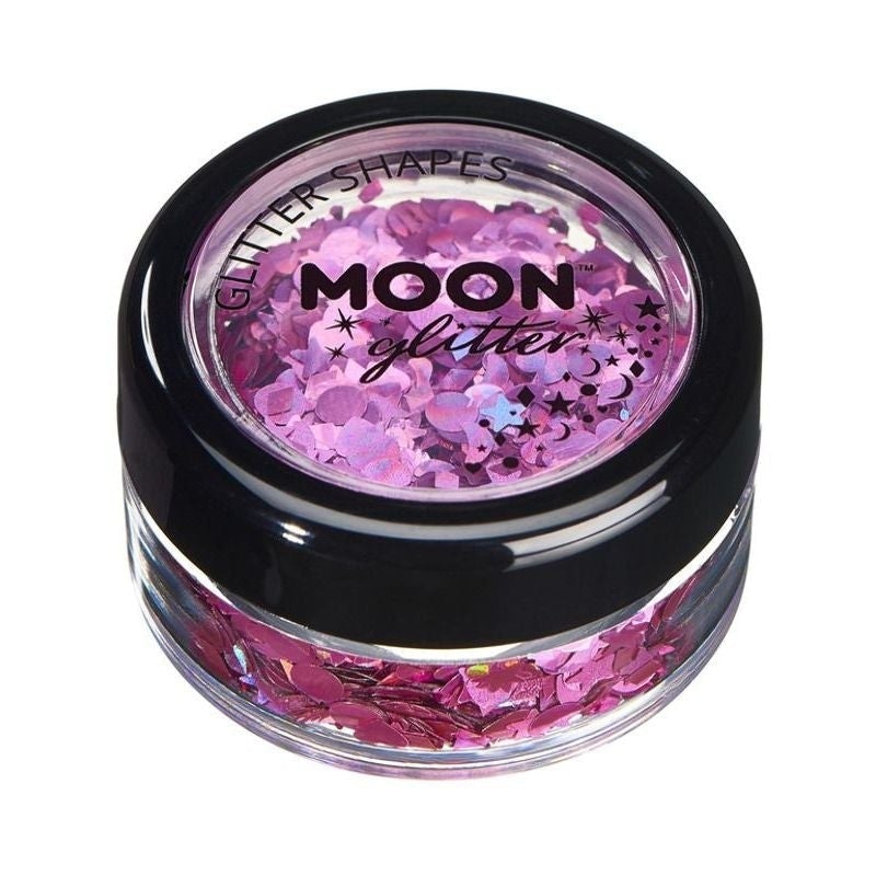 Moon Glitter Holographic Shapes Single, 3g Costume Make Up_5