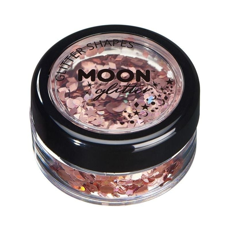 Moon Glitter Holographic Shapes Single, 3g Costume Make Up_7