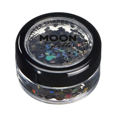 Moon Glitter Holographic Shapes Single, 3g Costume Make Up_1