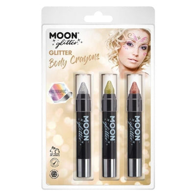 Moon Glitter Hologrpahic Body Crayons Costume Make Up_1