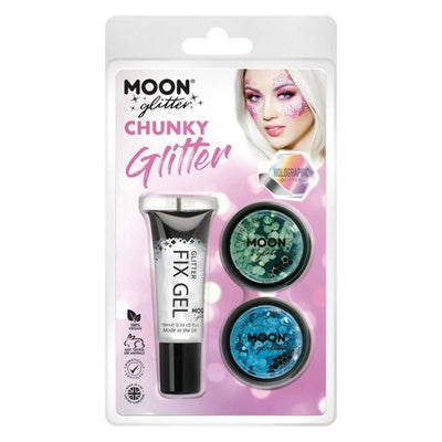 Moon Glitter Hologrpahic Chunky Costume Make Up_1