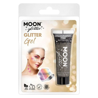 Moon Glitter Hologrpahic Fine Gel Black Costume Make Up_1