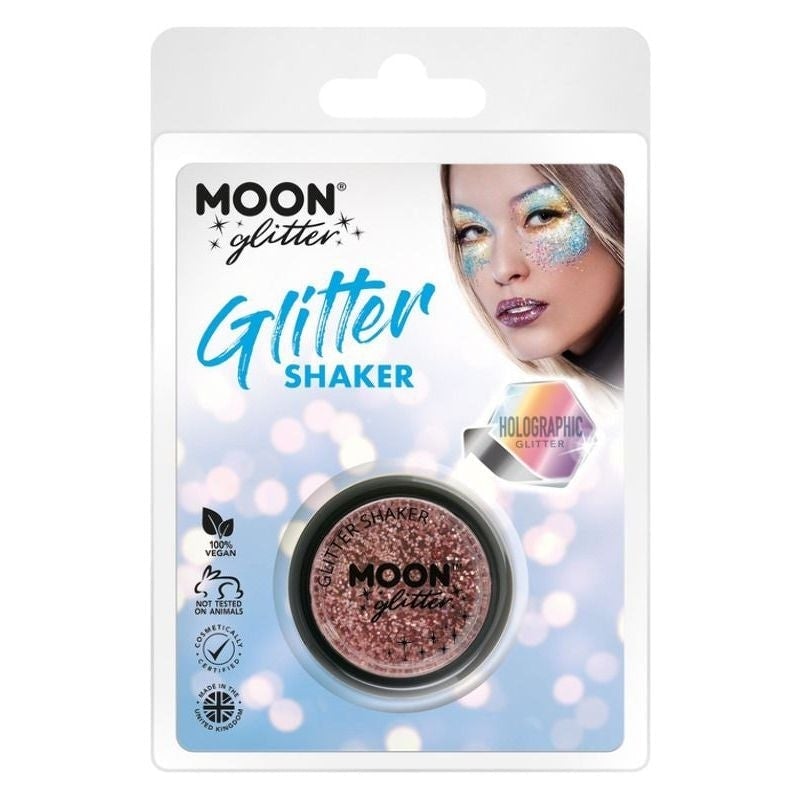 Moon Glitter Hologrpahic Shakers Rose Gol Costume Make Up_1