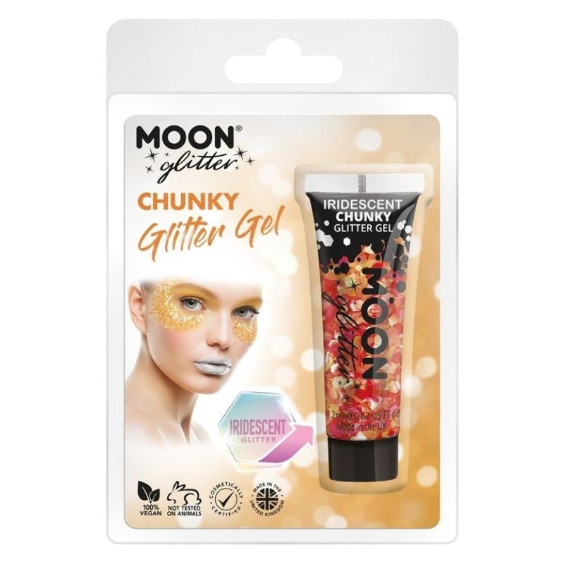 Moon Glitter Iridescent Chunky Gel Clamshell, 3g Costume Make Up_2