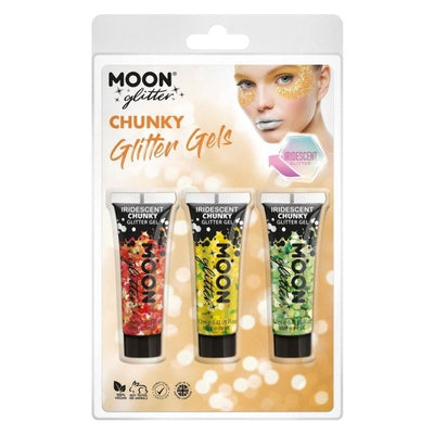 Moon Glitter Iridescent Chunky Gel G13450 Costume Make Up_1