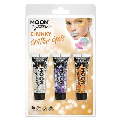 Moon Glitter Iridescent Chunky Gel G13467 Costume Make Up_1