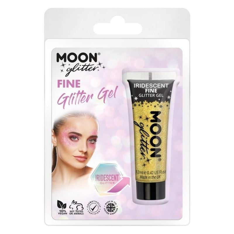 Size Chart Moon Glitter Iridescent Gel Clamshell, 12ml Costume Make Up