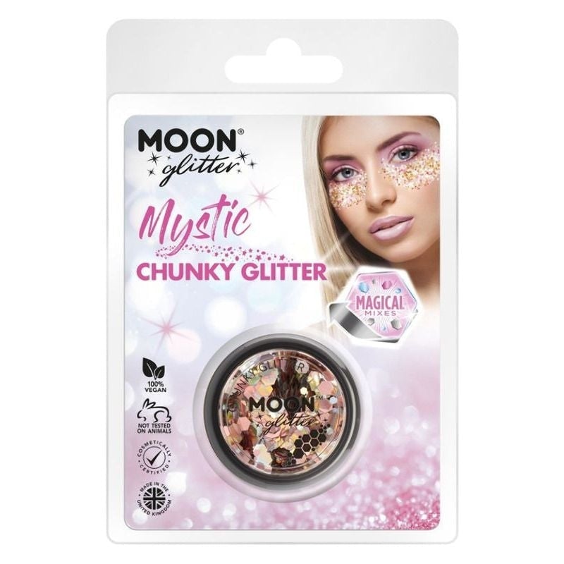 Moon Glitter Mystic Chunky Mixed Colours Clamshell, 3g Costume Make Up_7