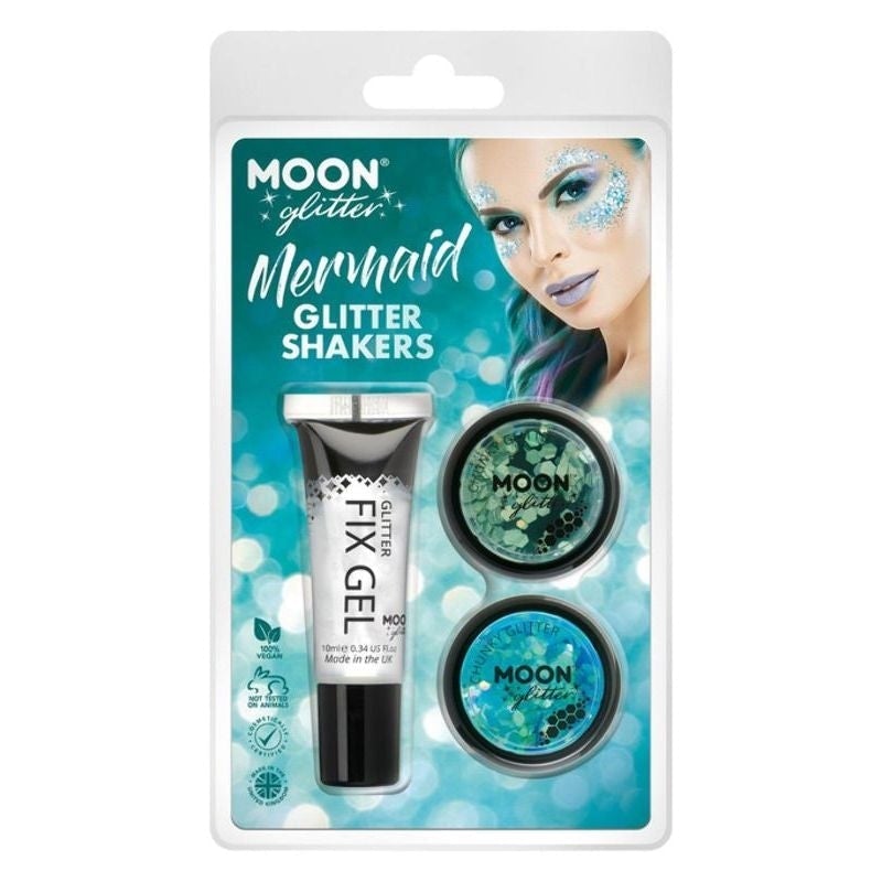 Moon Glitter Themed Clamshells Blue G32512 Costume Make Up_1