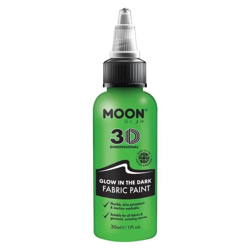 Moon Glow In The Dark Fabric Paint 30ml Single Costume Make Up_2