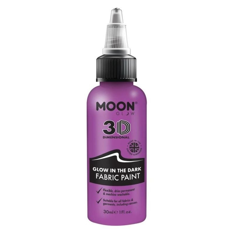 Moon Glow In The Dark Fabric Paint 30ml Single Costume Make Up_5