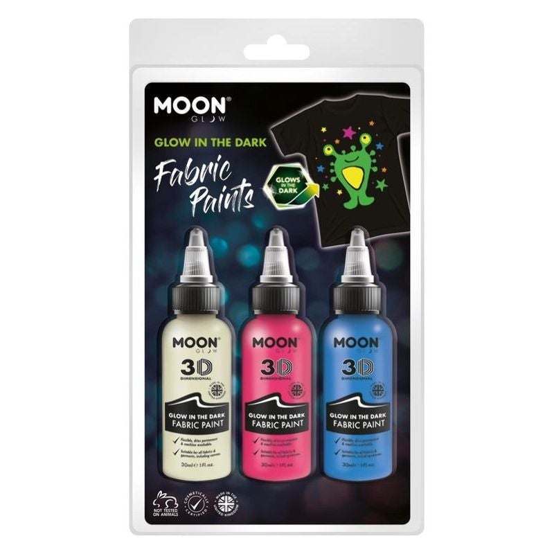 Moon Glow In The Dark Fabric Paint M42597 Costume Make Up_1