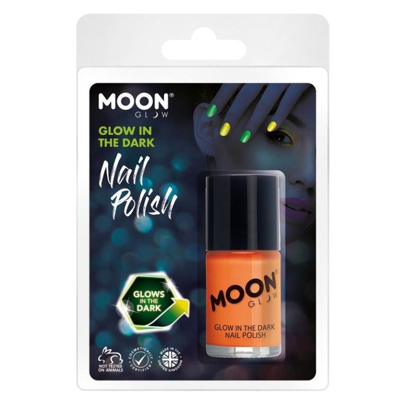 Moon Glow In The Dark Nail Polish 14ml Clamshell Costume Make Up_3