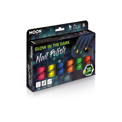 Moon Glow In The Dark Nail Polish Assorted Costume Make Up_1