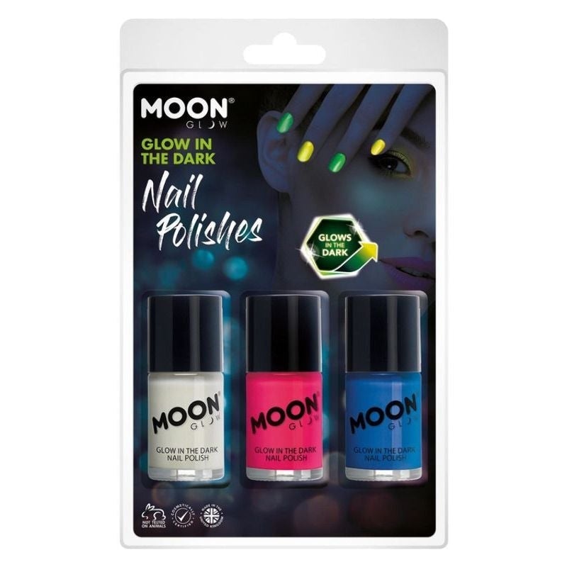 Moon Glow In The Dark Nail Polish M42092 Costume Make Up_1