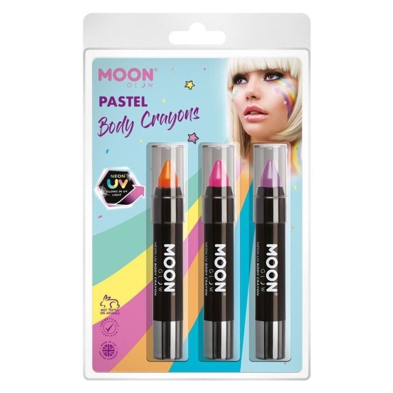 Moon Glow Intense Neon UV Body Crayons M34714 Costume Make Up_1