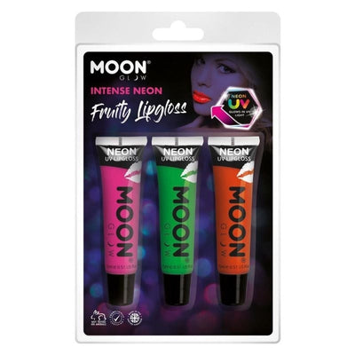 Moon Glow Intense Neon UV Fruity Lipgloss M37081 Costume Make Up_1