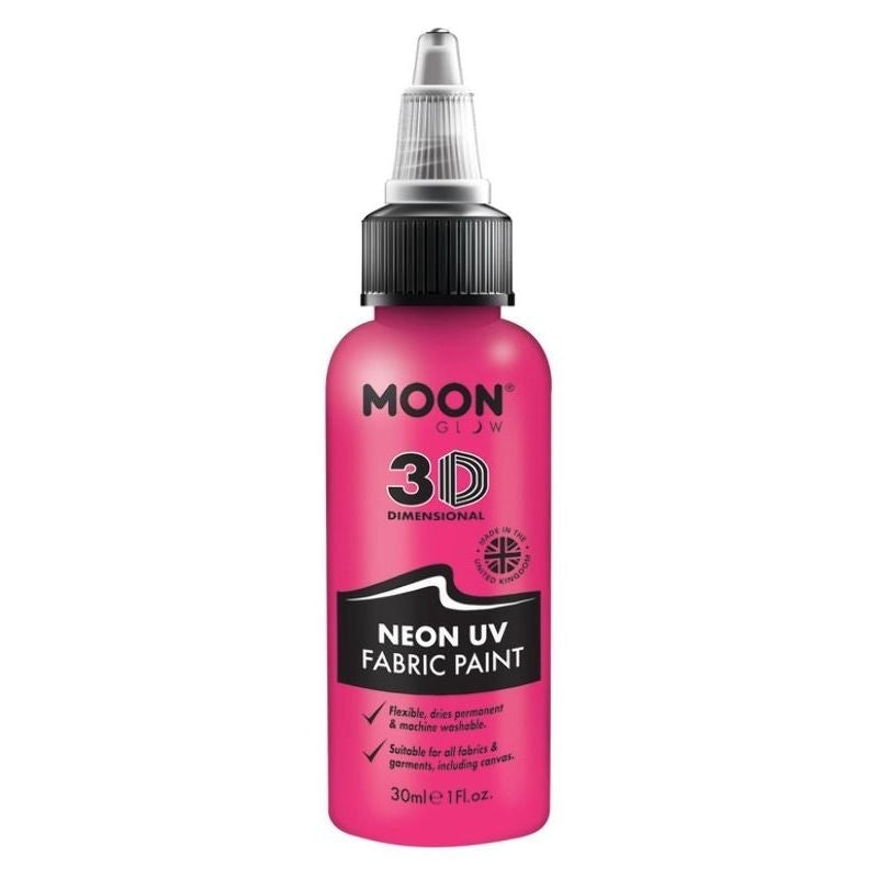 Moon Glow Neon UV Intense Fabric Paint 30ml Single Costume Make Up_4