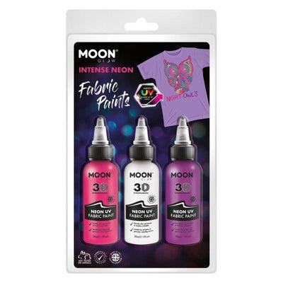 Moon Glow Neon UV Intense Fabric Paint M38606 Costume Make Up_1