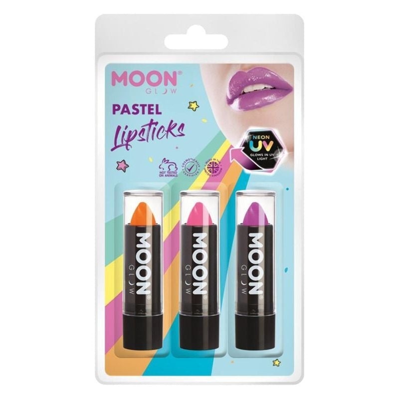 Moon Glow Pastel Neon UV Lipstick Costume Make Up_2