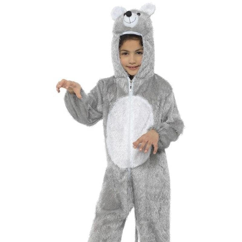 Mouse Costume Medium Kids Grey White_1