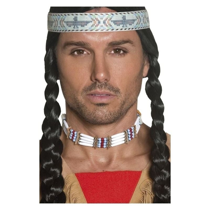 Size Chart Native American Inspired Choker Adult White