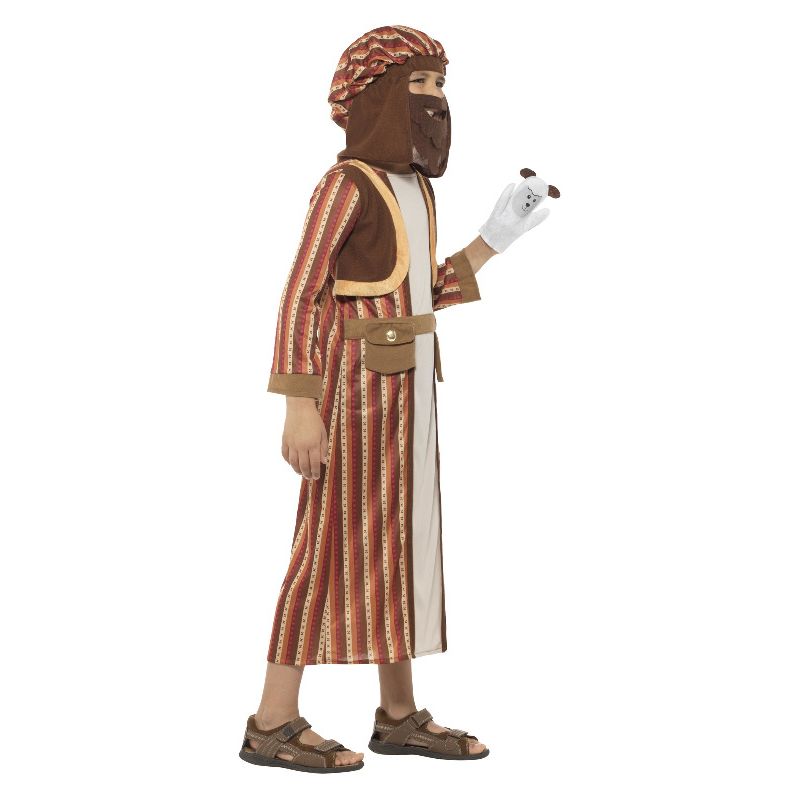 Nativity Shepherd Costume with Robe Brown Child_3