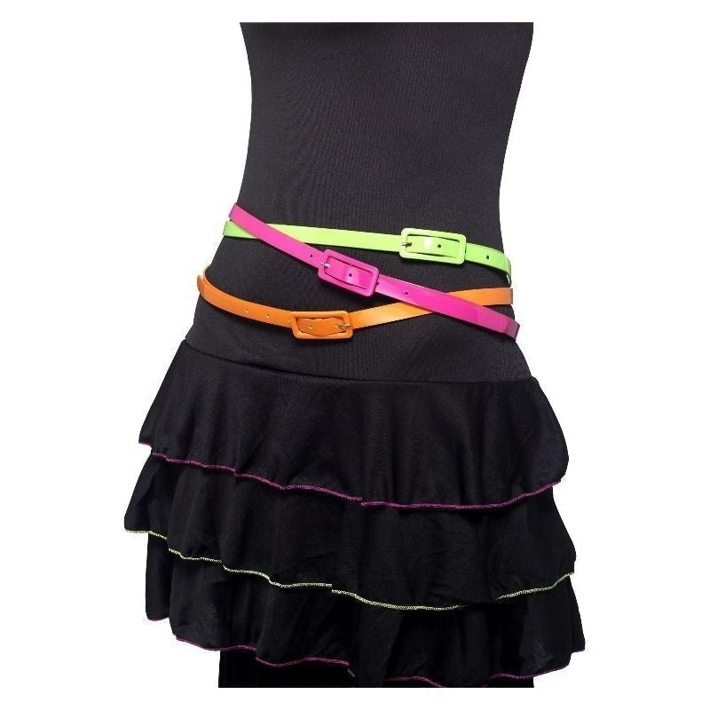 Size Chart Neon Belts Adult Multi Colour