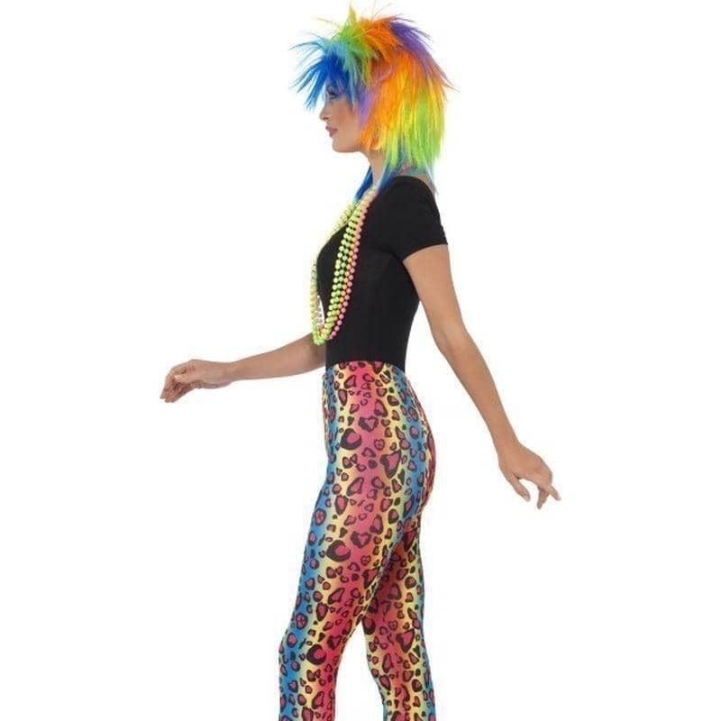 Size Chart Neon Leopard Print Leggings Adult Multi