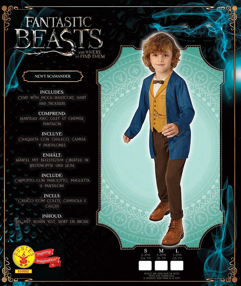 Newt Scamander Boys Costume Harry Potter_2