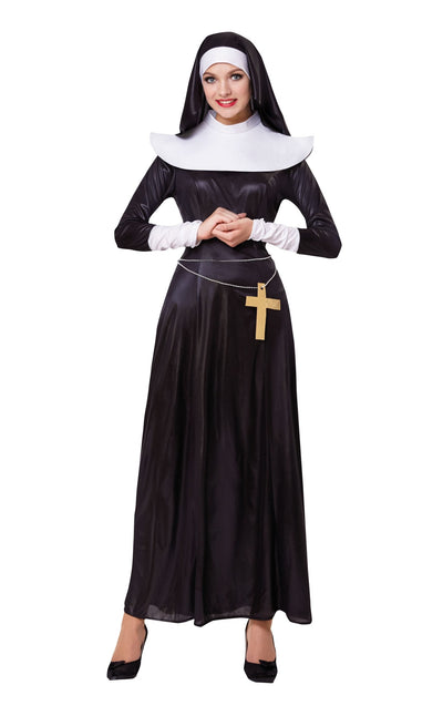 Nun Deluxe Adult Costume Uk Size 10 14_1