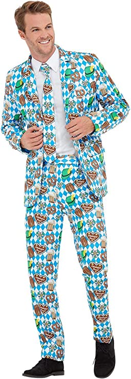 Oktoberfest Beer Festival Adult Blue Suit_4