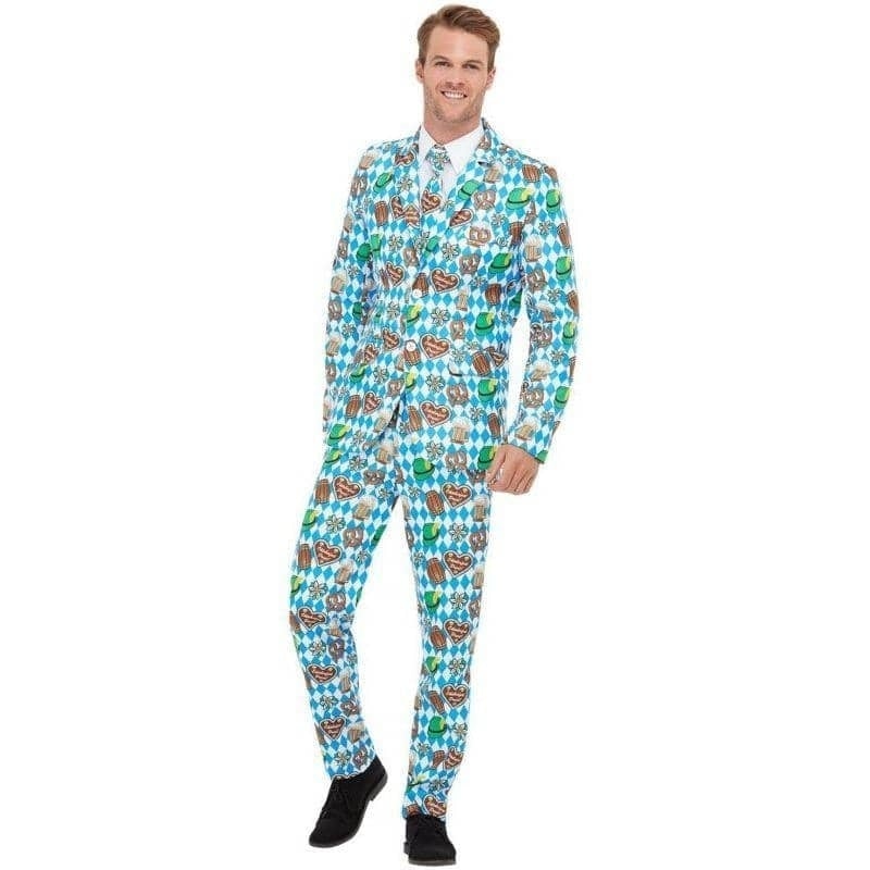 Oktoberfest Beer Festival Adult Blue Suit_1