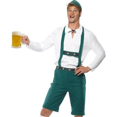 Oktoberfest Costume Adult Green White_1