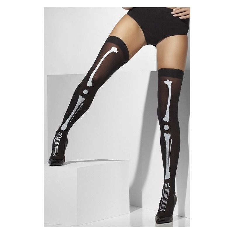 Size Chart Opaque Hold Ups Adult Black 42788