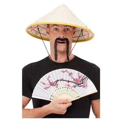 Oriental Kit Multicoloured Hat Moustache Fan_1