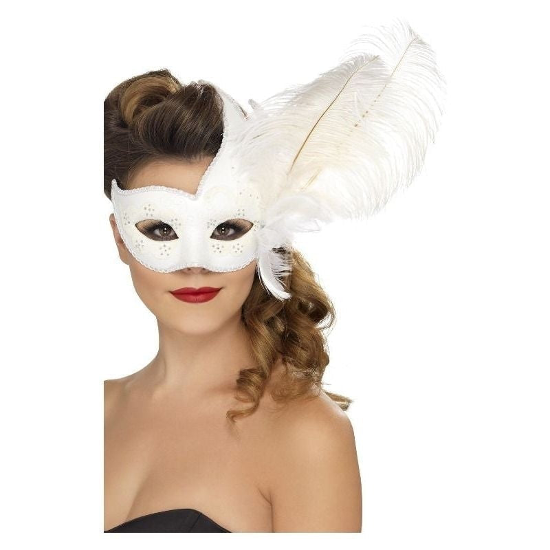 Size Chart Ornate Columbina Eyemask Adult White