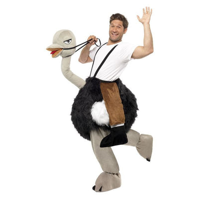 Ostrich Costume Adult Black_1