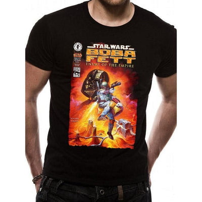 Star Wars Fett Enemy Comic Unisex T-Shirt Adult 1