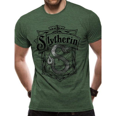 Harry Potter Shrewder Silver Foil Slitherin T-Shirt Adult 1