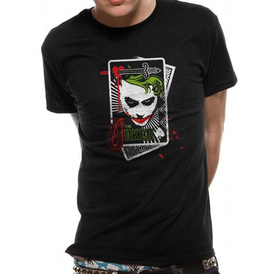 The Dark Knight Joker Card Unisex T-shirt Batman DC Adult_1