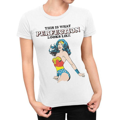 Wonder Woman Perfection Fitted T-Shirt WW84 Adult 1
