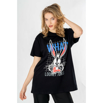 Looney Tunes Womens Oversized Bugs Unisex T-Shirt Adult 1
