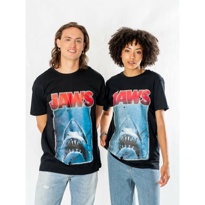 Jaws Shark Below T-Shirt Adult_1