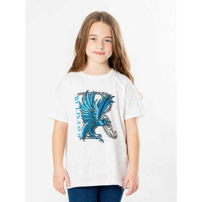 Harry Potter Kids White Ravenclaw Mosaic T-Shirt 1