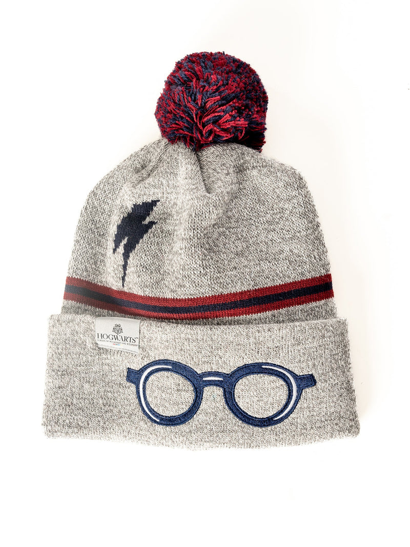 Harry Potter Beanie Embroidered Glasses Lightning Bolt Adult_4